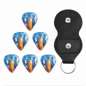 Massai Queen And Warriors Guitar Pick