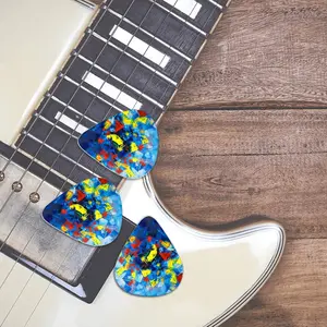 Beautiful Floral Guitar Pick