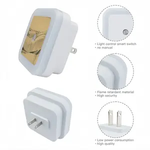 Half Nude Couching Sensor Night Light (Square)