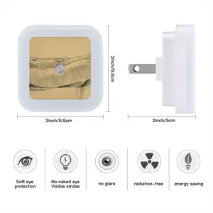 Half Nude Couching Sensor Night Light (Square)