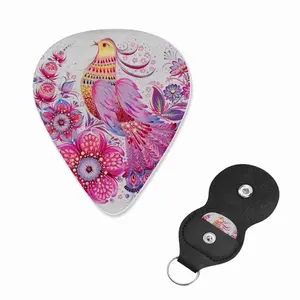 Pink Bird Of Hope Guitar Pick