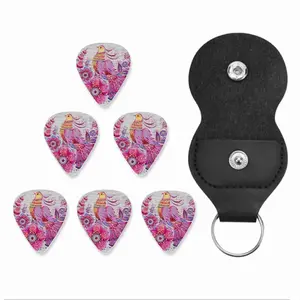 Pink Bird Of Hope Guitar Pick