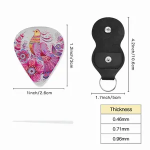 Pink Bird Of Hope Guitar Pick