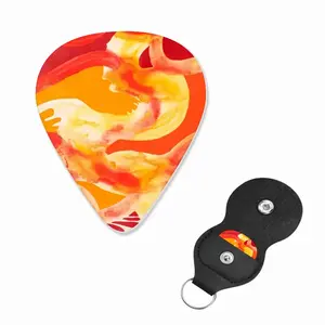 Sol Aurum Silver Sun Guitar Pick