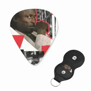 Jazz Man Collage Guitar Pick