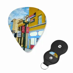 Fat Toad And Bourbon Theater Guitar Pick