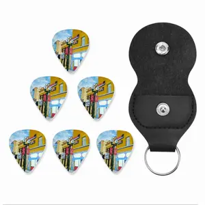 Fat Toad And Bourbon Theater Guitar Pick