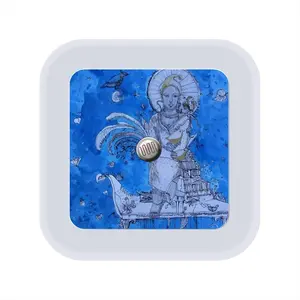 Drawing Ink - Blue Diva Sensor Night Light (Square)