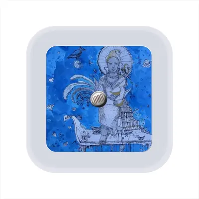 Drawing Ink - Blue Diva Sensor Night Light (Square)