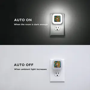 Burning Flame Sensor Night Light (Square)