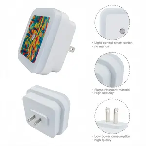 Burning Flame Sensor Night Light (Square)