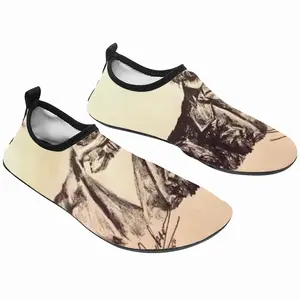 Men President Abraham Lincoln Diving Beach Shoes