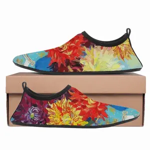 Men “Oriental Motif” Diving Beach Shoes