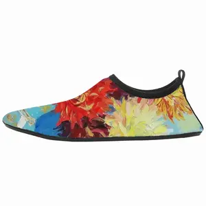 Men “Oriental Motif” Diving Beach Shoes