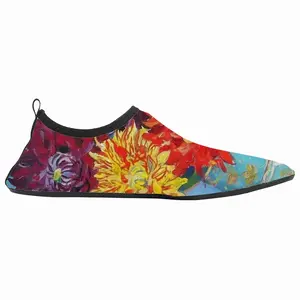 Men “Oriental Motif” Diving Beach Shoes