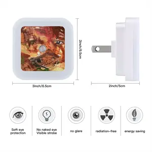 Face Storm Sensor Night Light (Square)