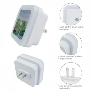 Burbling River Ii Sensor Night Light (Square)