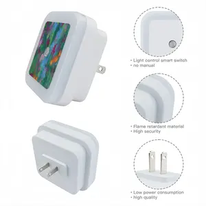 English Garden Sensor Night Light (Square)