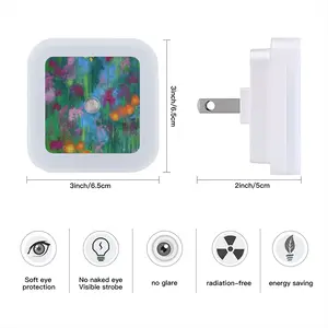 English Garden Sensor Night Light (Square)