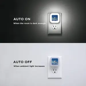 Red Boat Sensor Night Light (Square)