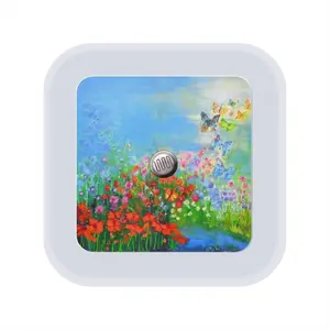 Butterflies Are Free Ii Sensor Night Light (Square)