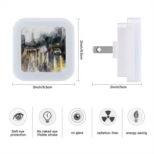 Autumn Rain Sensor Night Light (Square)