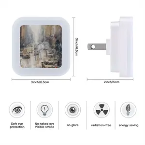 Snowy Day Sensor Night Light (Square)