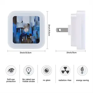 Chefchaouen Sensor Night Light (Square)