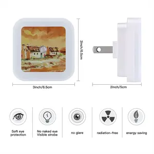 Green Door Sensor Night Light (Square)