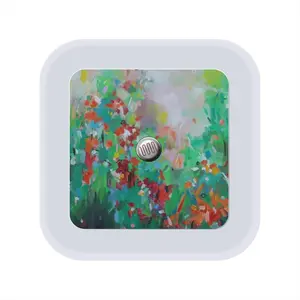 Summer Flowers Sensor Night Light (Square)