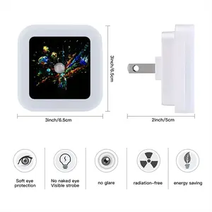 Dancing Cells K Sensor Night Light (Square)