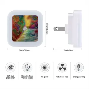 Earth Of Colors Series Sensor Night Light (Square)