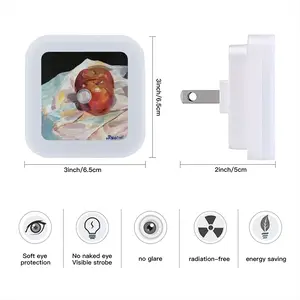 Apples On A Table Sensor Night Light (Square)