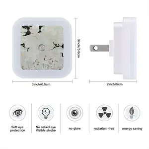 Black Canal Sensor Night Light (Square)