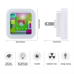 C_V_Bcx_3 Sensor Night Light (Square)