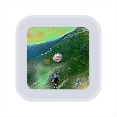 Biking In Hell Sensor Night Light (Square)