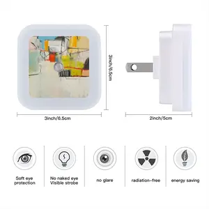 West Virginia Sensor Night Light (Square)