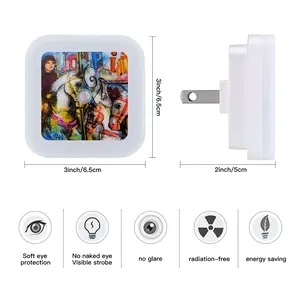 Jumping Sensor Night Light (Square)