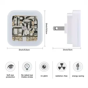 Everything Will Change Sensor Night Light (Square)