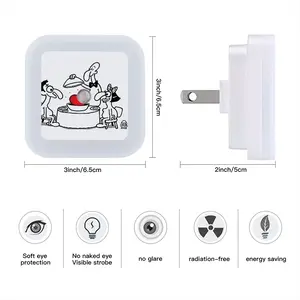 The Taste Of Love Sensor Night Light (Square)