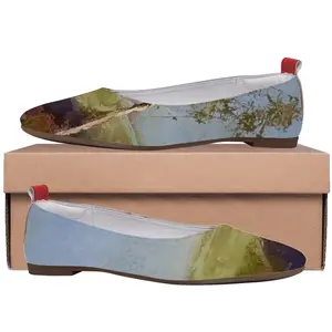 Men White Gum Trees Single Shoes