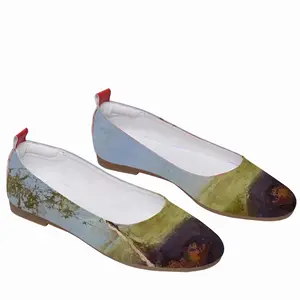 Men White Gum Trees Single Shoes