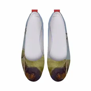 Men White Gum Trees Single Shoes