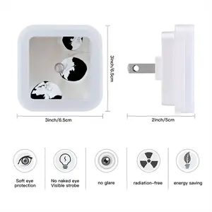 Cats Cosmos Sensor Night Light (Square)