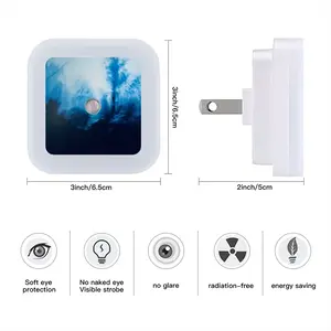 Mirada Azul Sensor Night Light (Square)