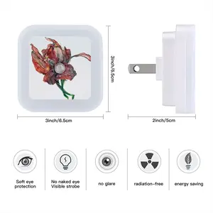 Little Red Elf Sensor Night Light (Square)