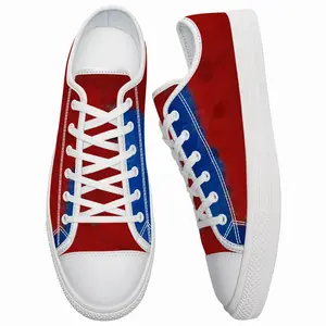 Men Upside-Down-Transgenic-Bleeding Heart Retro Canvas Shoes