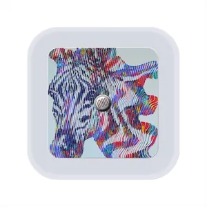 The Colorful Zebra Sensor Night Light (Square)