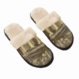 Men Waste To Energy Plant Fuzzy Slippers