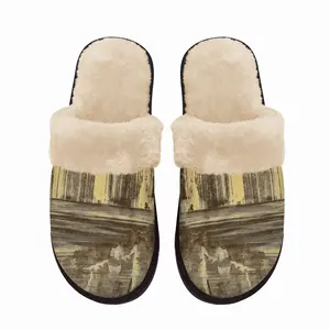 Men Waste To Energy Plant Fuzzy Slippers